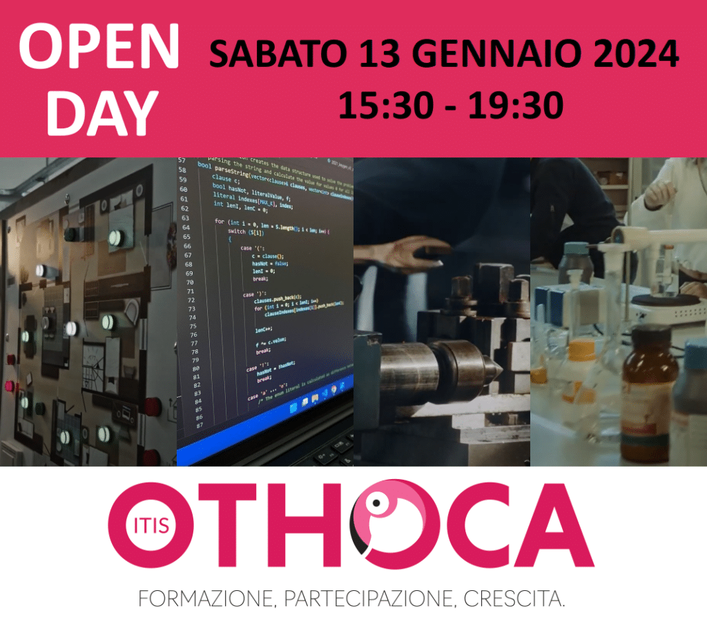 Open Day 13 gennaio 2024